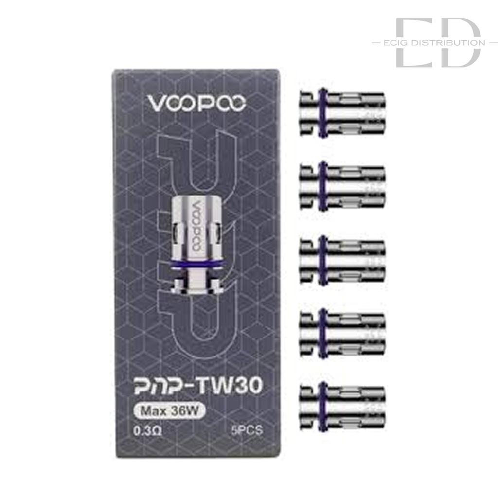 Voopoo PNP TW30 Coil 5Pcs/Pack - 0.3 Ohm 