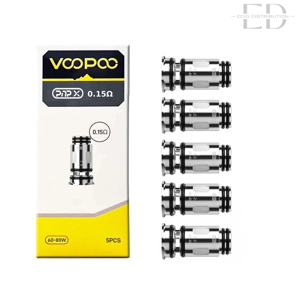 Voopoo PNP X Coil 5Pcs/Pack - 0.15 Ohm 