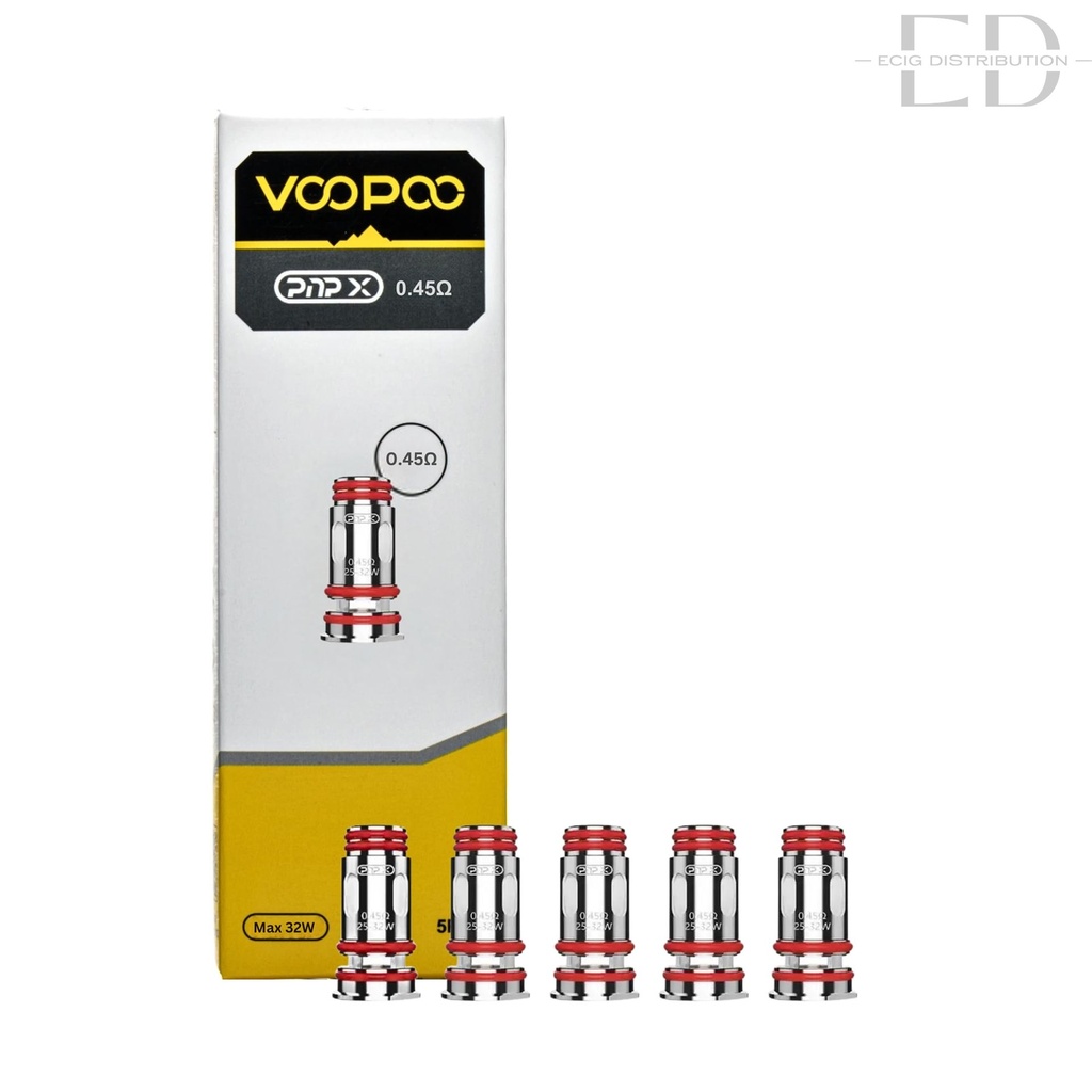 Voopoo PNP X Coil 5Pcs/Pack - 0.45 Ohm 