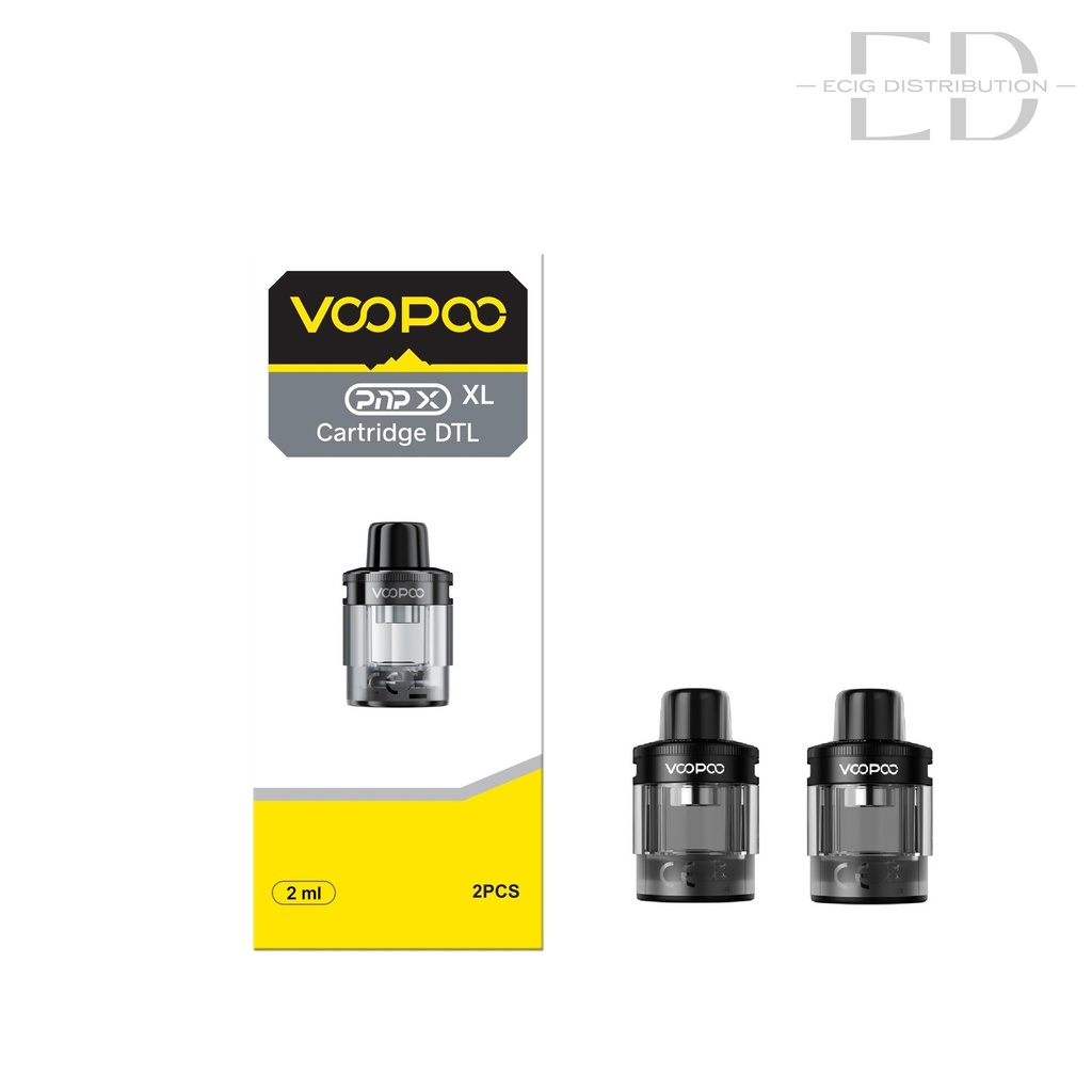 Voopoo PNP X DTL Refillable Pod 2Pcs/Pack - Black XL 