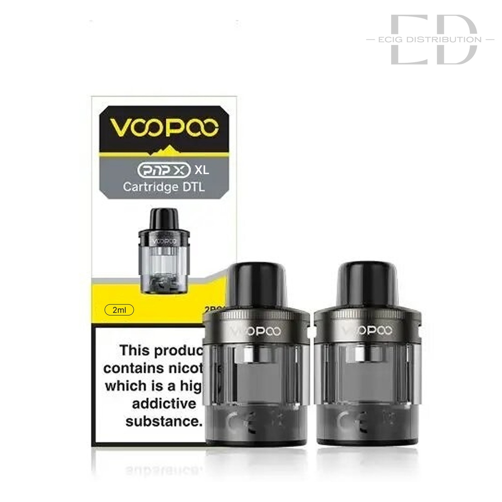 Voopoo PNP X DTL Refillable Pod 2Pcs/Pack - Gray XL 
