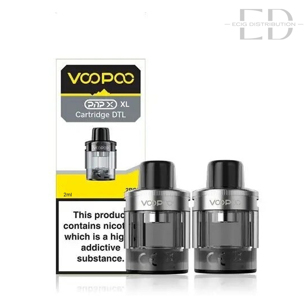 Voopoo PNP X DTL Refillable Pod 2Pcs/Pack - Silver XL