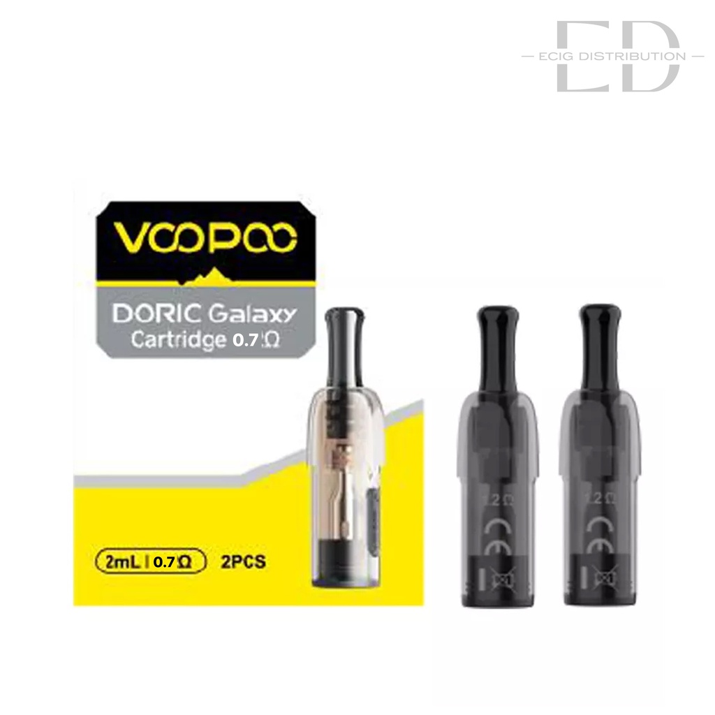 Voopoo Doric Galaxy Refillable Pod 2Pcs/Pack - 0.7 Ohm 