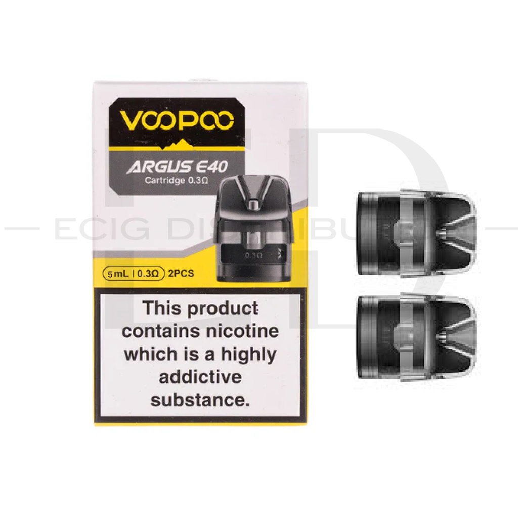 Voopoo Argus E40 Refillable Pod 2Pcs/Pack - 0.3 Ohm XL 
