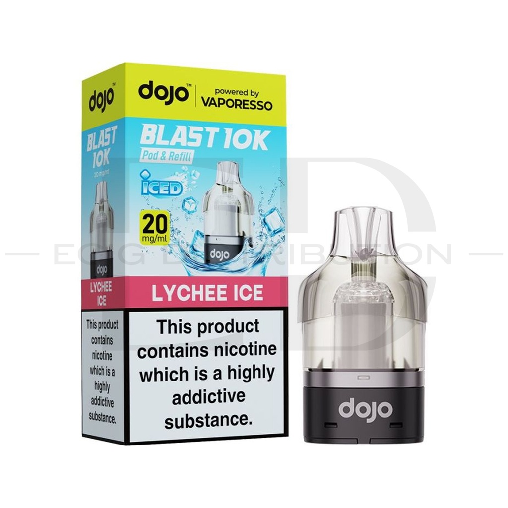 Vaporesso Dojo Blast 10K Refillable Pod - Lychee Ice 20MG