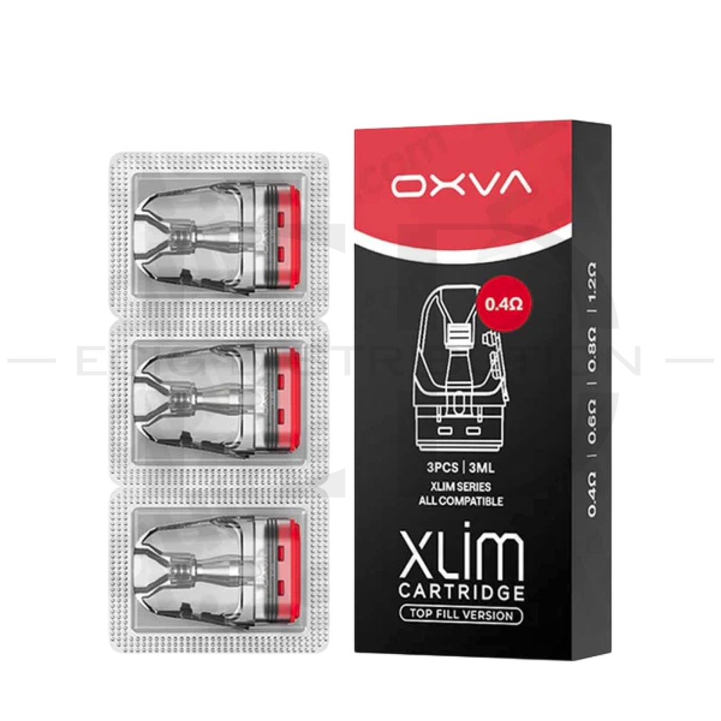 Oxva Xlim Top Fill Refillable Pod 3Pcs/Pack - 0.4 Ohm XL 