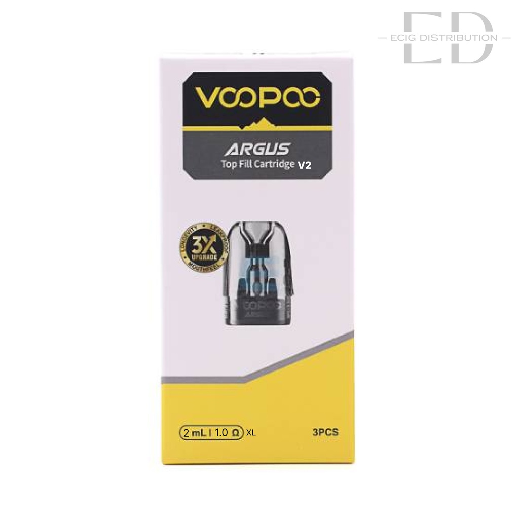 Voopoo Argus Top Fill V2 Refillable Pod 3Pcs/Pack - 1.0 Ohm XL 