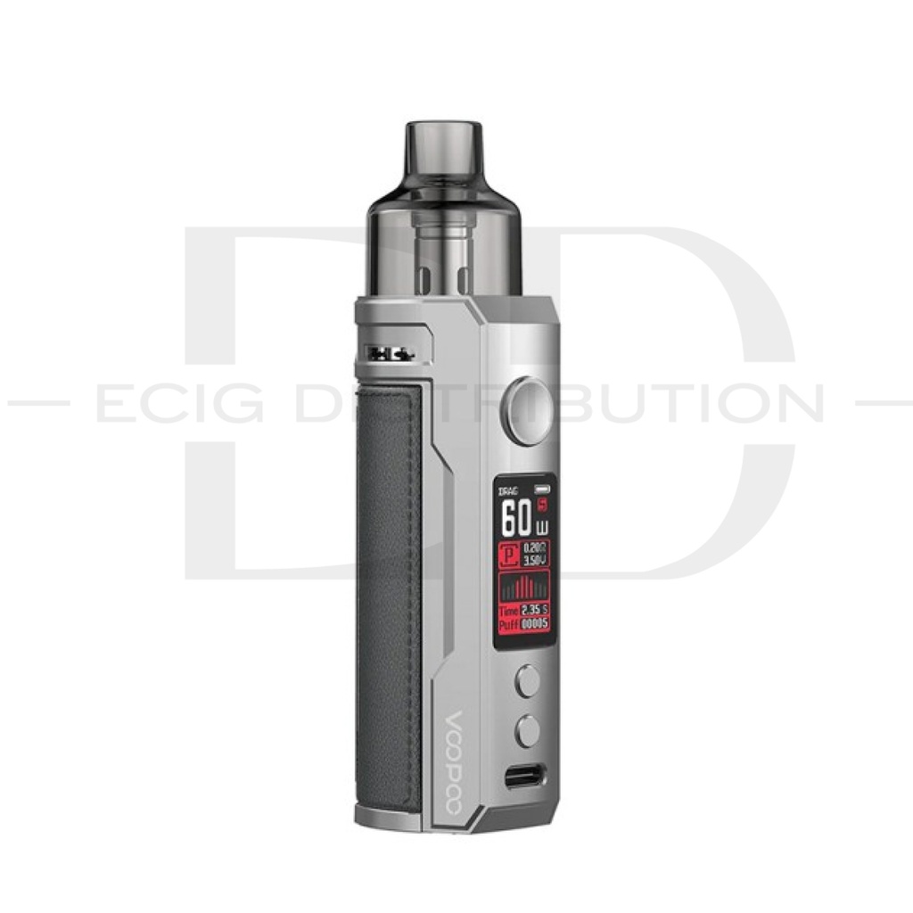 Voopoo Drag S Pod Kit - Silver Dark Grey 
