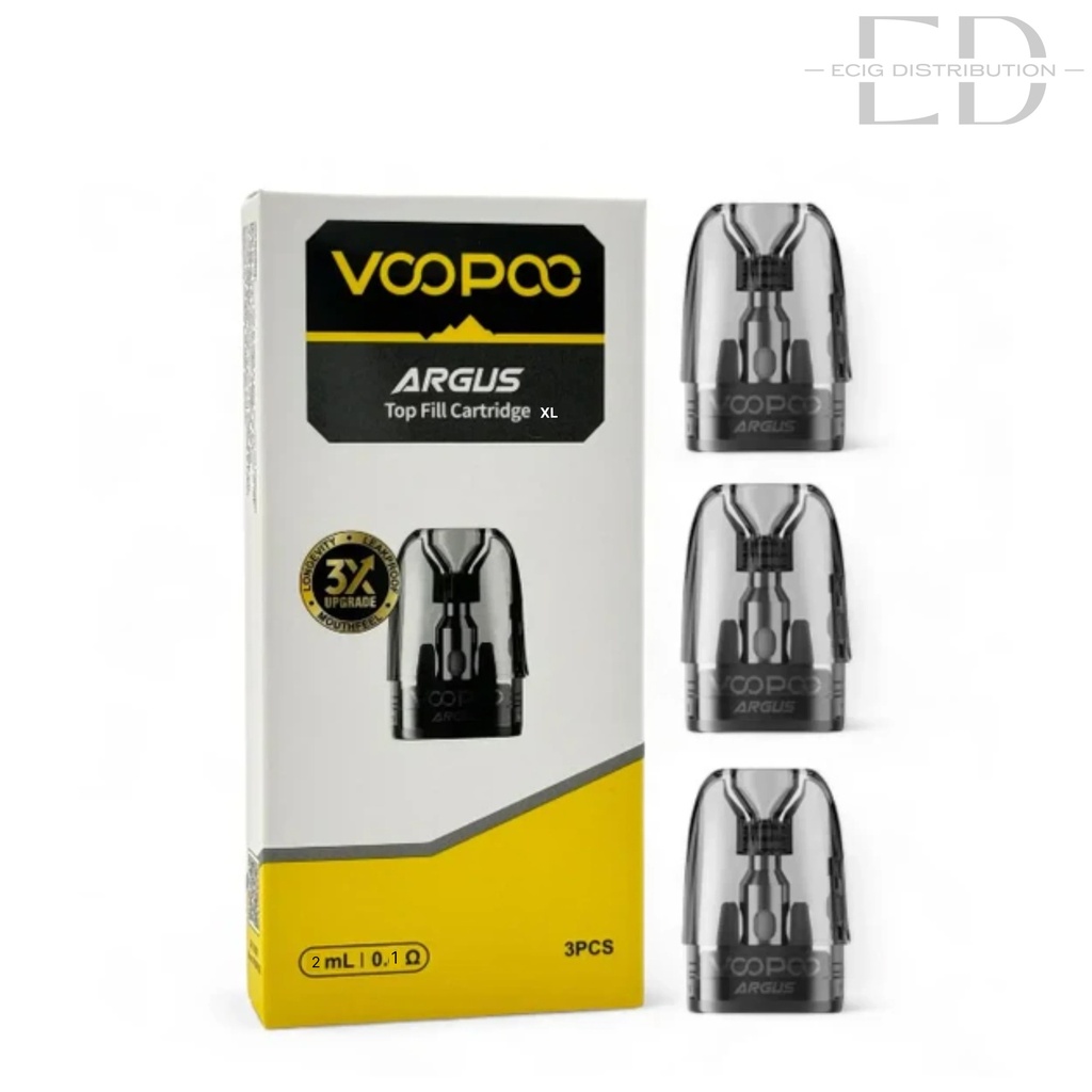 Voopoo Argus Top Fill Refillable Pod 3Pcs/Pack - 1.0 Ohm XL