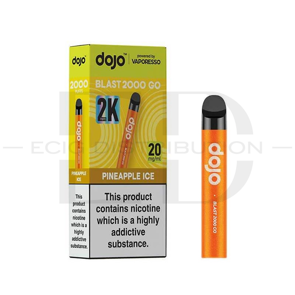 Vaporesso Dojo Blast 2000 Go Pod Kit - Pineapple Ice 20MG 