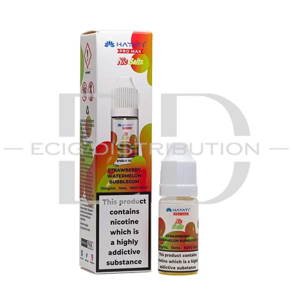 Hayati Nic Salts - Strawberry Watermelon Bubblegum 10MG