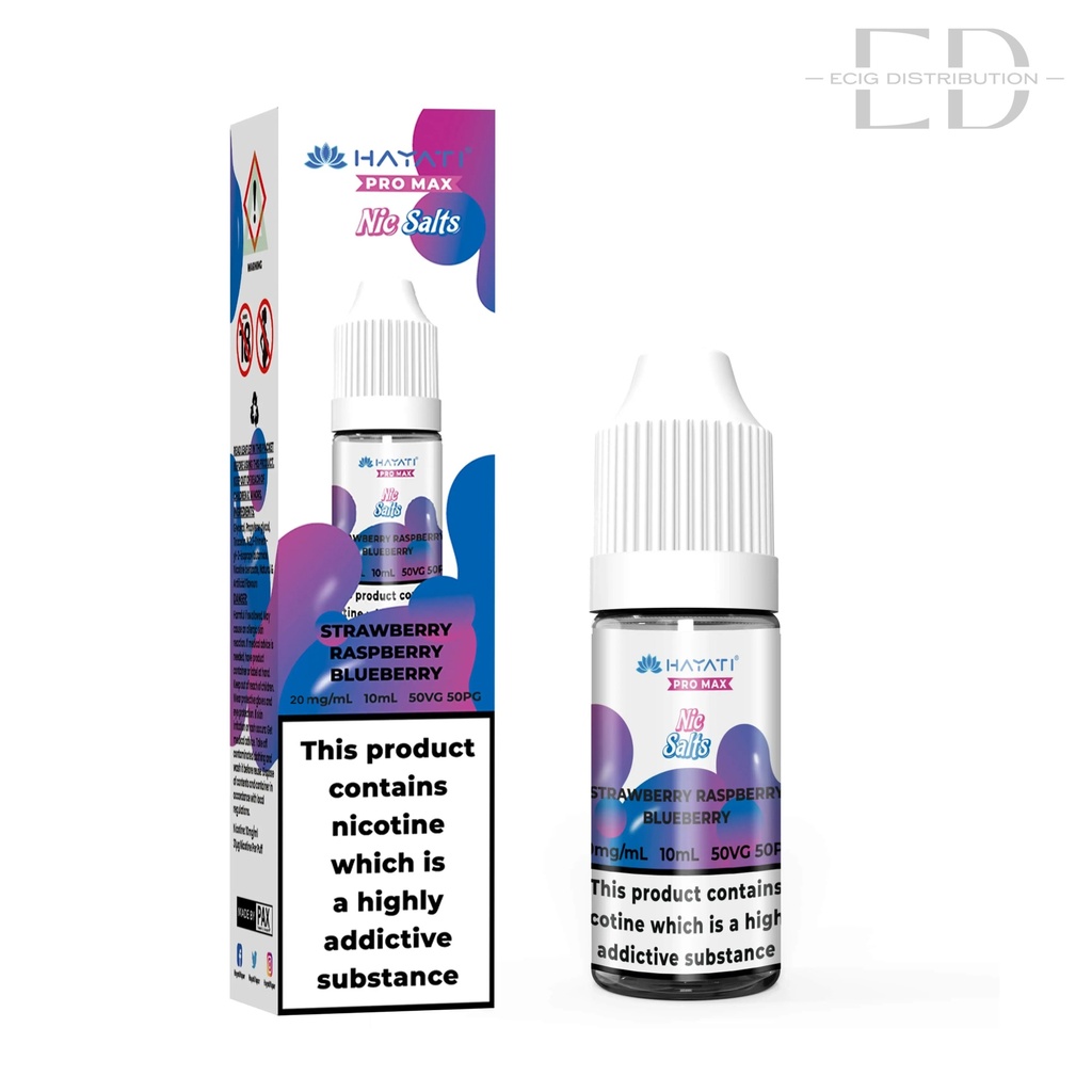 Hayati Nic Salts - Strawberry Raspberry Blueberry 20MG
