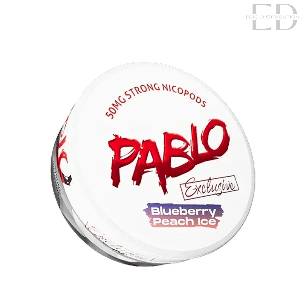 Pablo Nicotine Pouches - Blueberry Peach Ice 50MG 
