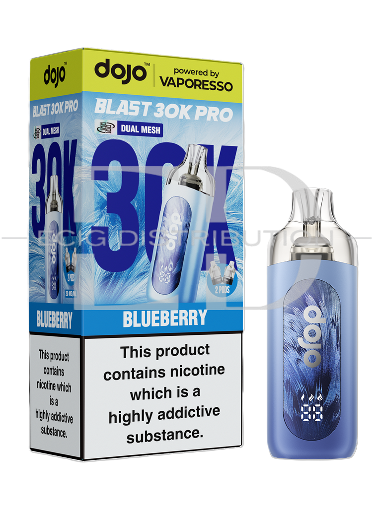 Vaporesso Dojo Blast 30K Pro Pod Kit - Blueberry Edition 20MG 