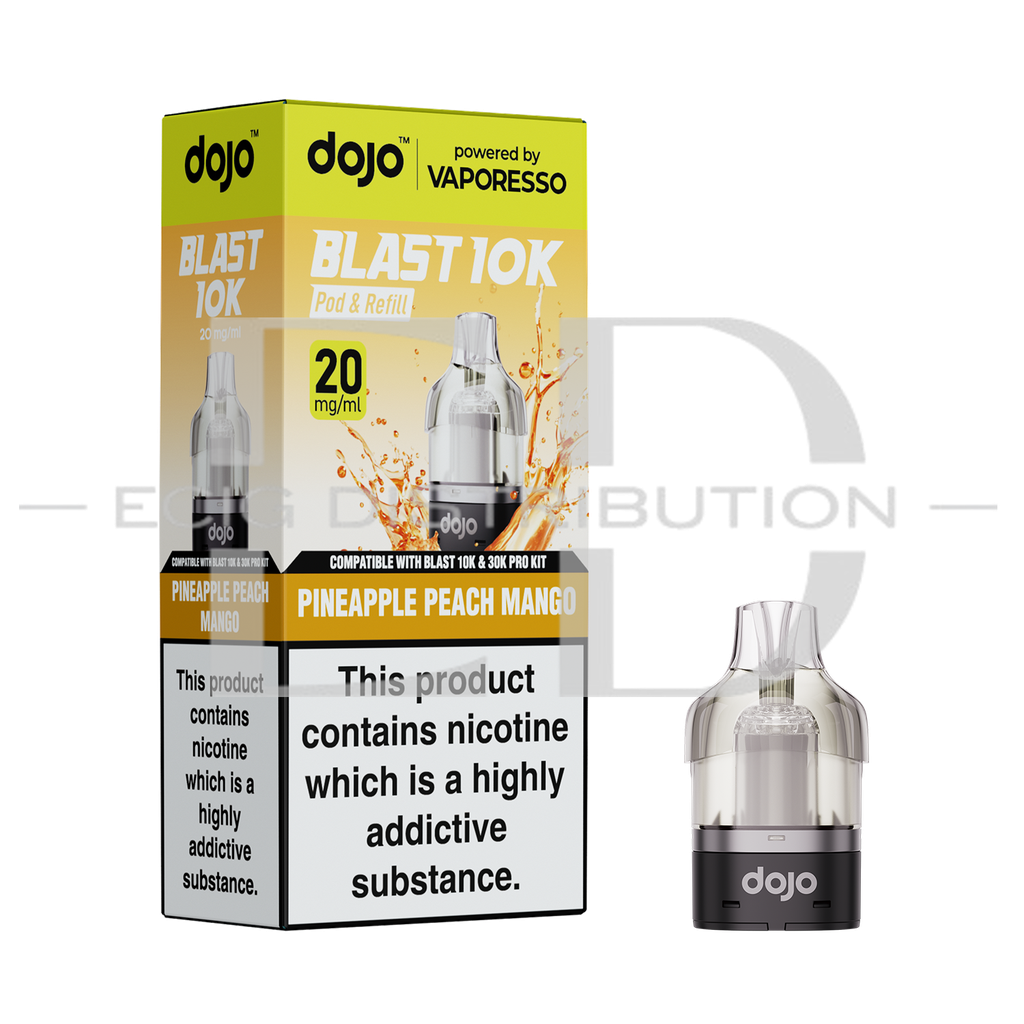 Vaporesso Dojo Blast 30K Pro Refillable Pod - Pineapple Peach Mango 20MG 