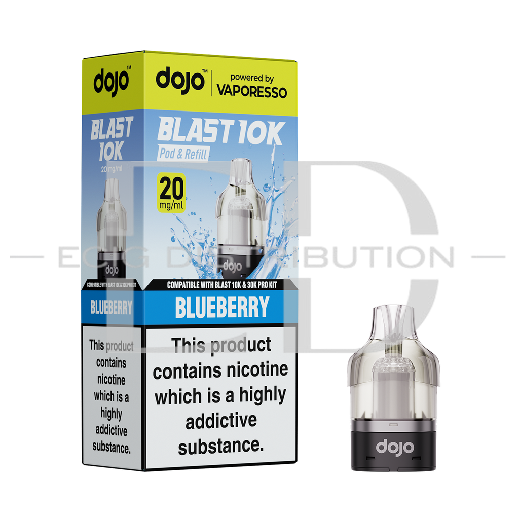 Vaporesso Dojo Blast 30K Pro Refillable Pod - Blueberry 20MG 
