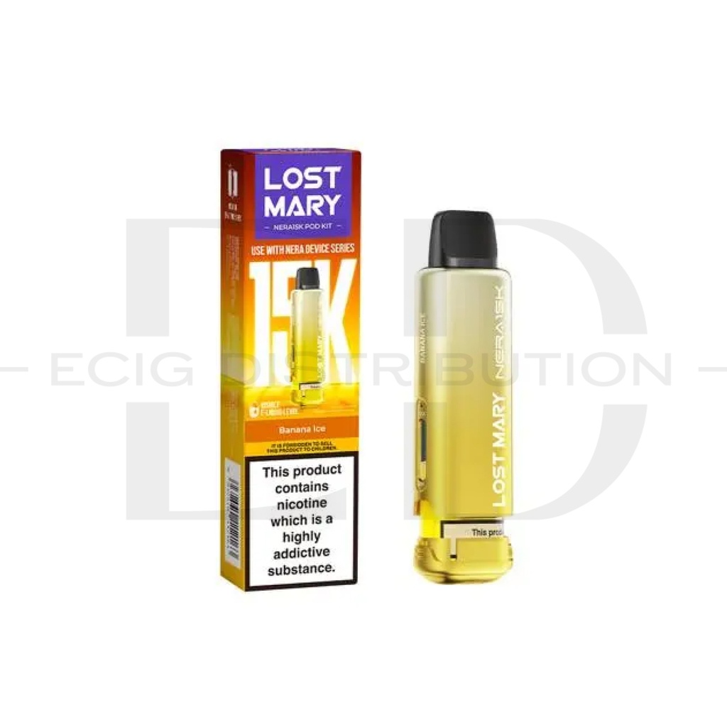 Lost Mary Nera 15K Refillable Pod - Banana Ice