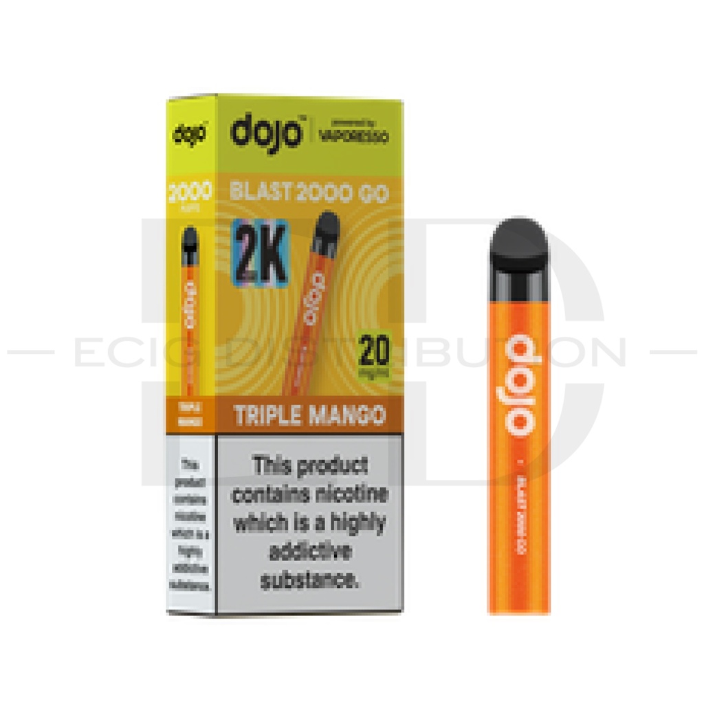 Vaporesso Dojo Blast 2000 Go Pod Kit - Triple Mango 20MG 