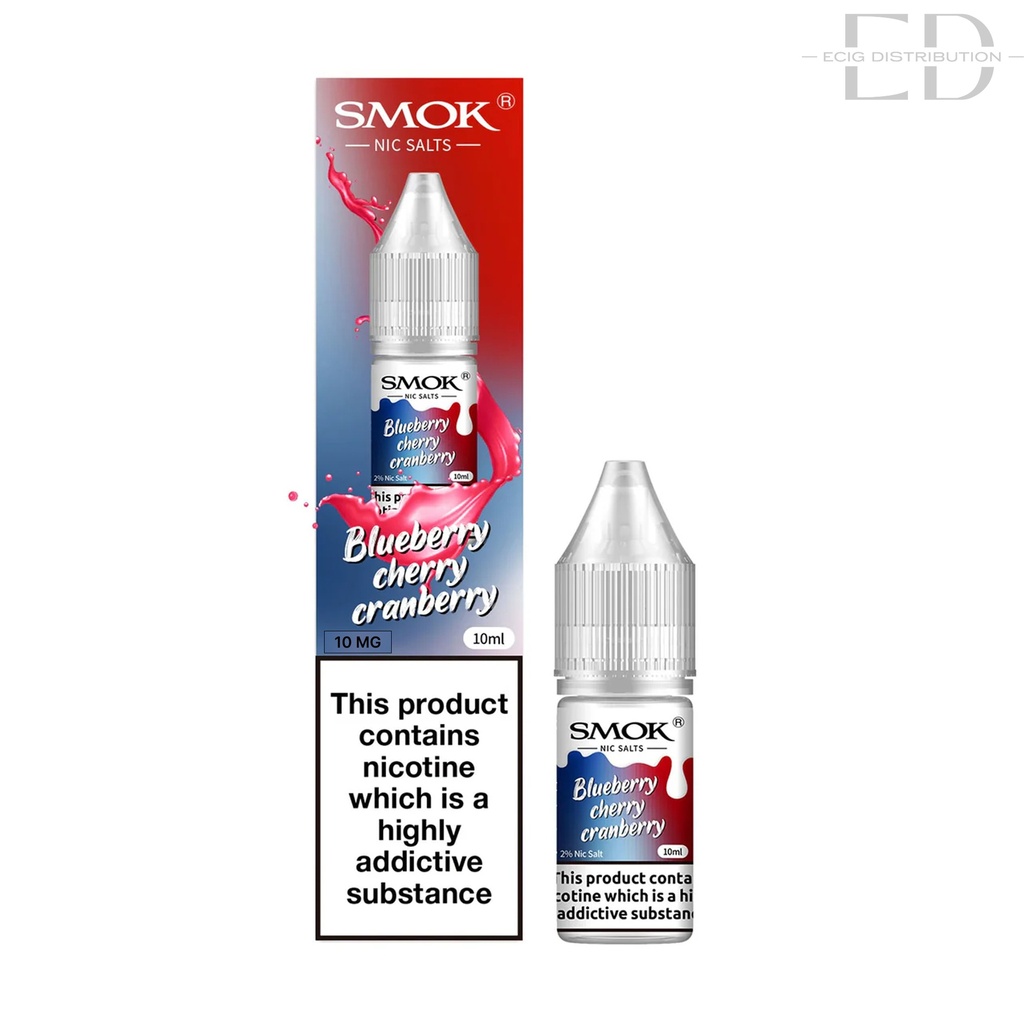 Smok Nic Salts - Blueberry Cherry Cranberry 10MG 