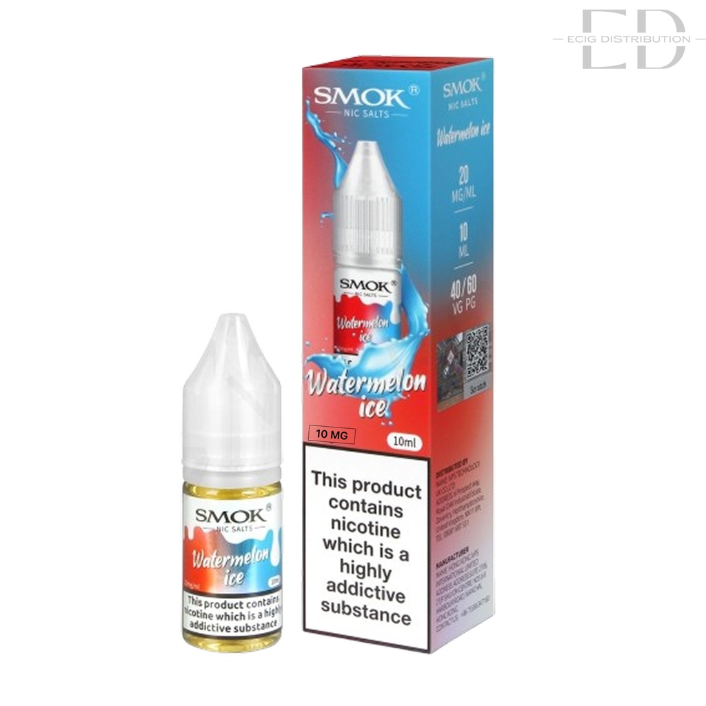 Smok Nic Salts - Watermelon Ice 10MG 