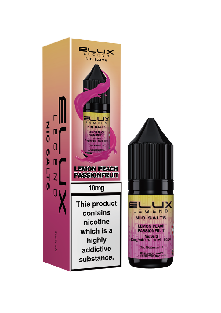 Elux Nic Salts - Lemon Peach Passionfruit 10MG