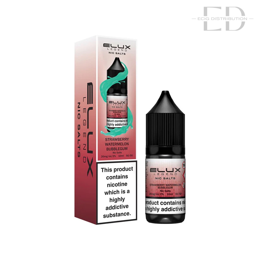 Elux Nic Salts - Strawberry Watermelon Bubblegum 20MG