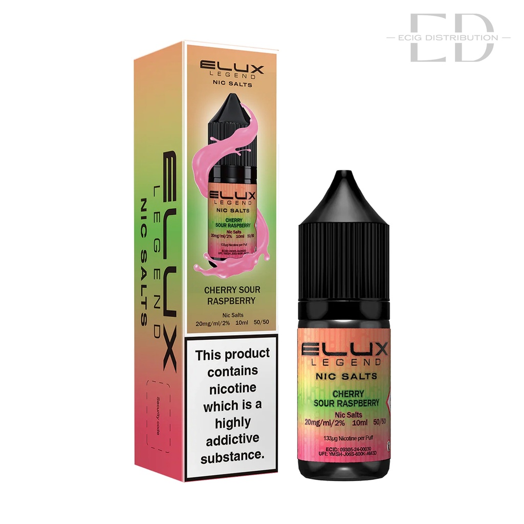 Elux Nic Salts - Cherry Sour Raspberry 20MG