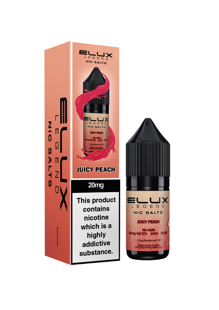 Elux Nic Salts - Juicy Peach 20MG