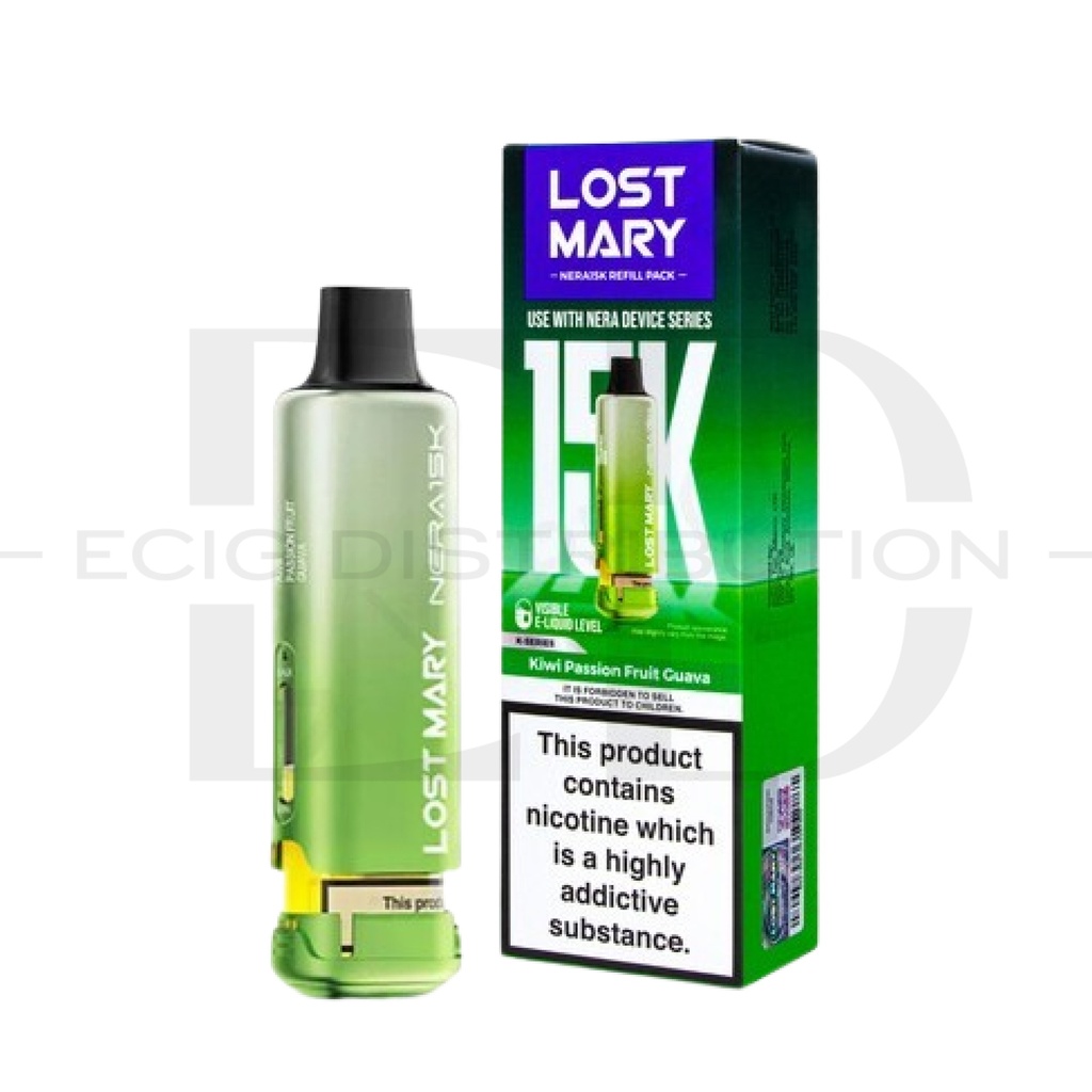 Lost Mary Nera 15K Refillable Pod - Kiwi Passion Fruit Guava 