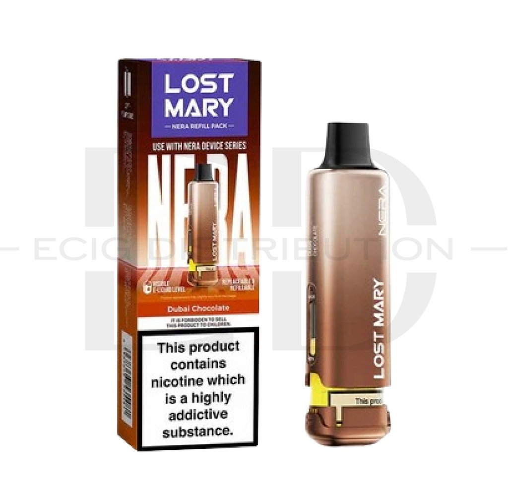 Lost Mary Nera 15K Refillable Pod - Dubai Chocalate 
