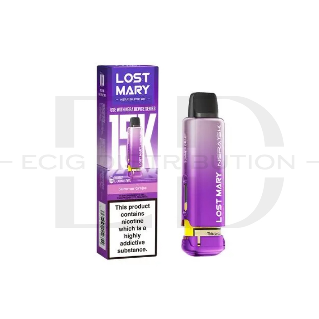 Lost Mary Nera15K Refillable Pod - Summer Grape