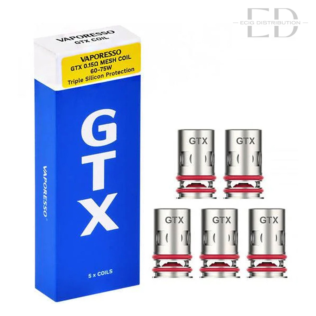 Vaporesso GTX Dual Mesh Coil 5Pcs/Pack - 0.15 Ohm