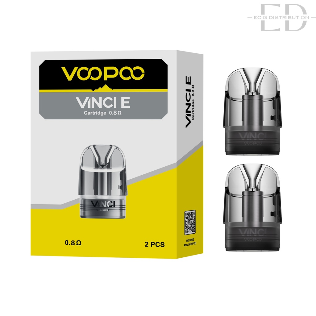 Voopoo Vinci E Refillable Pod 2Pcs/Pack - 0.8 Ohm XL 