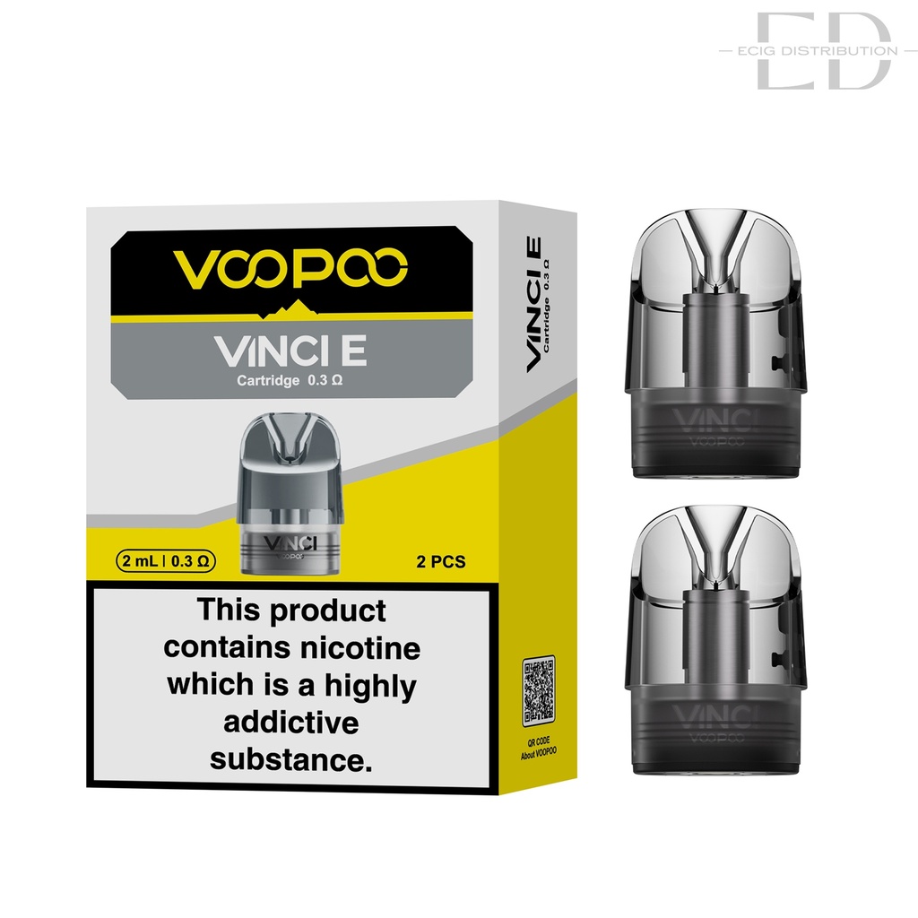 Voopoo Vinci E Refillable Pod 2Pcs/Pack - 0.3 Ohm 