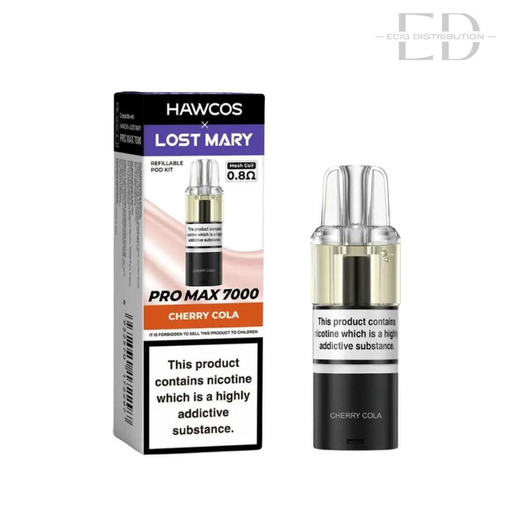 Lost Mary Hawcos Pro Max 7000 Refillable Pod - Cherry Cola 
