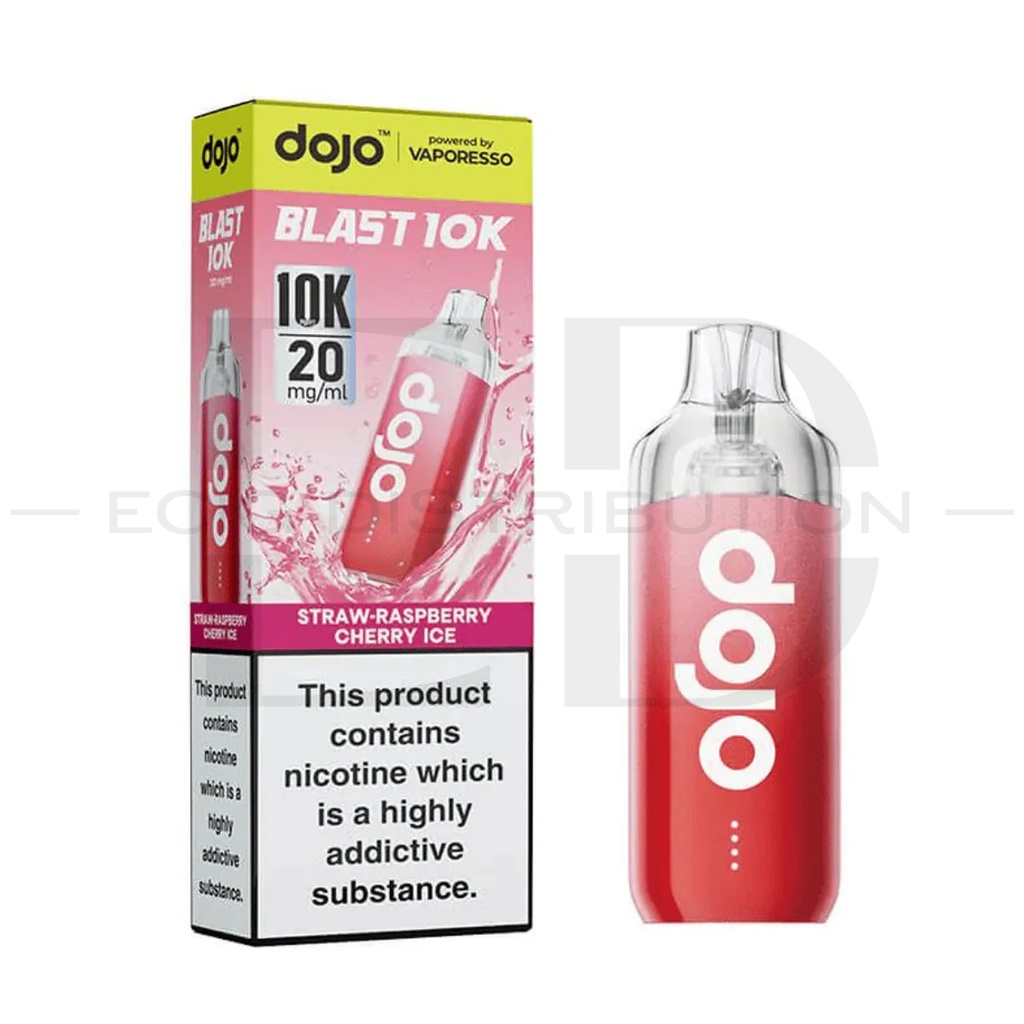 Vaporesso Dojo Blast 10K Pod Kit - Strawberry Raspberry Cherry Ice 20MG 
