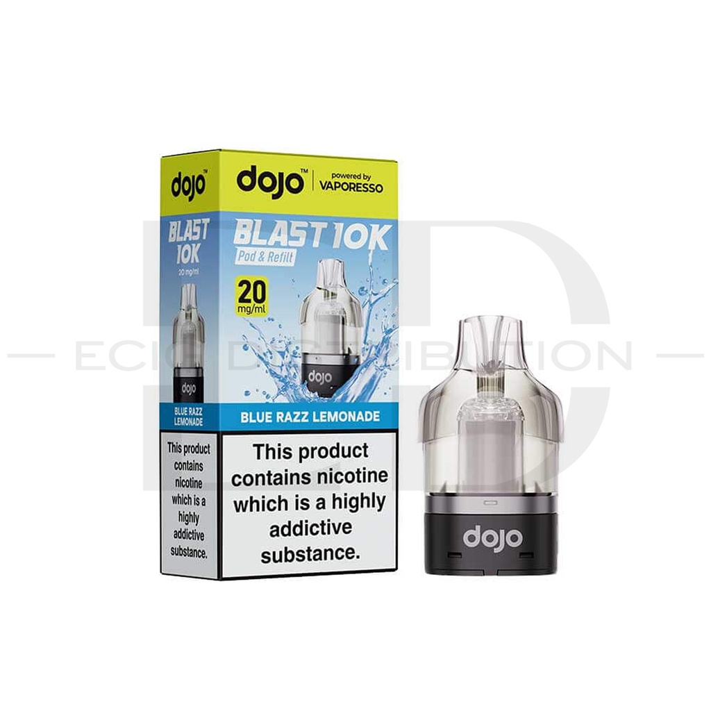 Vaporesso Dojo Blast 10K Refillable Pod - Blue Razz Lemonade 20MG