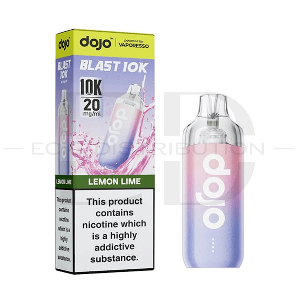 Vaporesso Dojo Blast 10K Pod Kit - Lemon Lime 20MG 