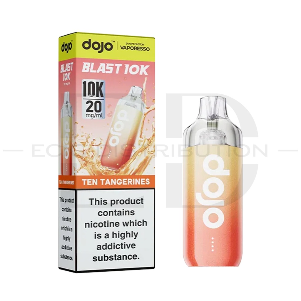 Vaporesso Dojo Blast 10K Pod Kit - Ten Tangerines 20MG