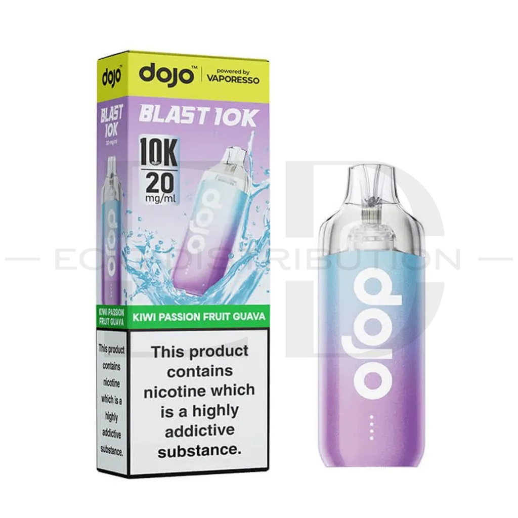 Vaporesso Dojo Blast 10K Pod Kit - Kiwi Passion Fruit Guava 20MG 