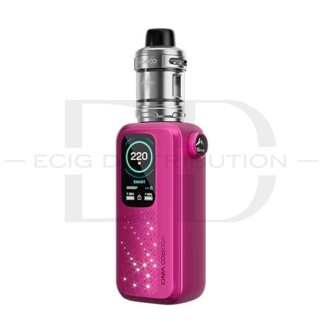 Voopoo Vinci Spark 220 Vape Kit - Rose Red 