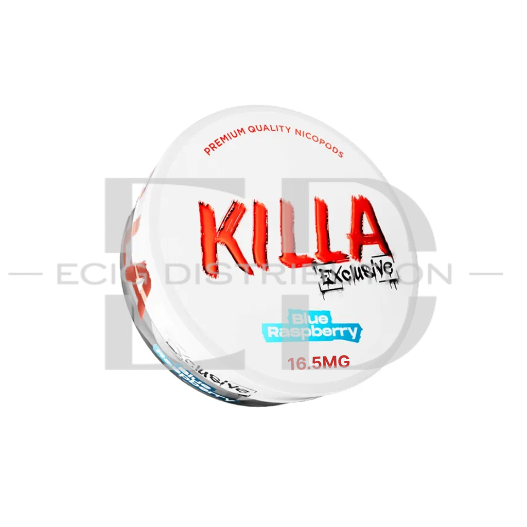 Killa Nicotine Pouches - Blue Raspberry 16.5MG