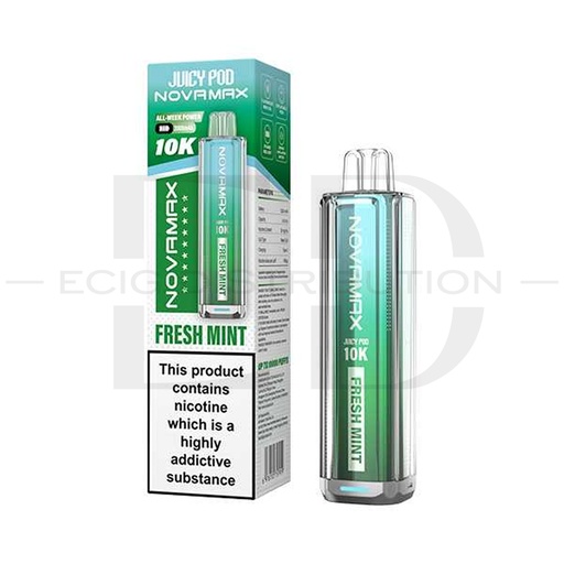 [JUIPNO10KPK-FM] Juicy Pod Novamax 10K Pod Kit - Fresh Mint 
