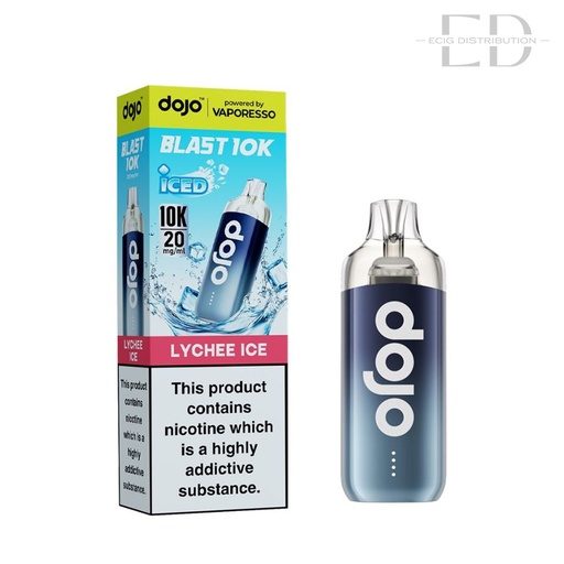 [VAPDBL10KPLI20MG] Vaporesso Dojo Blast 10K Pod Kit- Lychee Ice 20MG