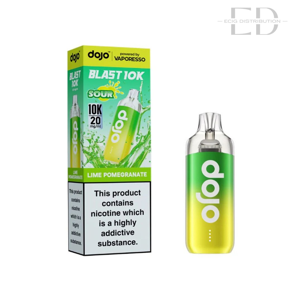 Vaporesso Dojo Blast 10K Pod Kit- Lime Pomegranate 20MG