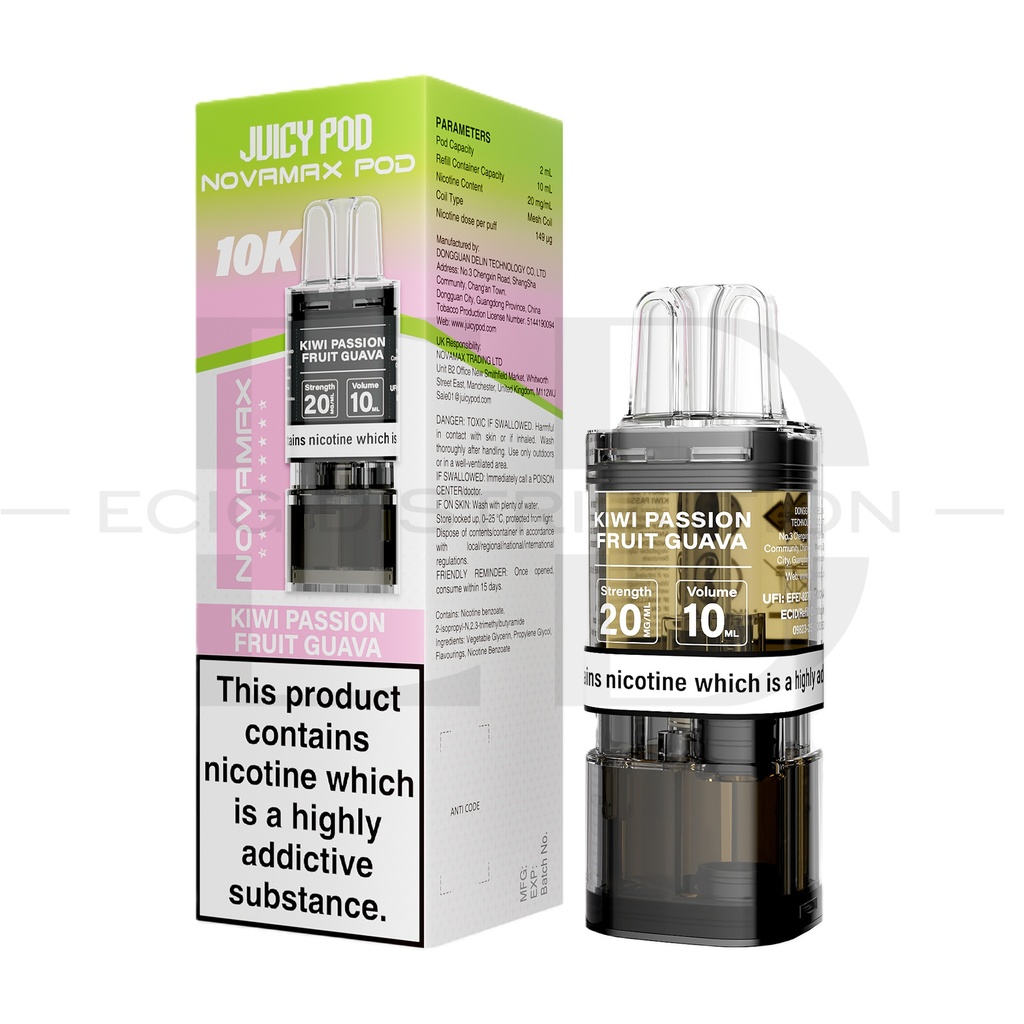 Juicy Pod Novamax 10K Refillable Pod - Watermelon Ice 