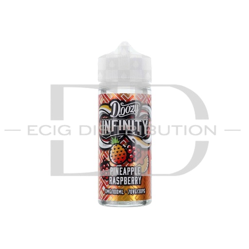 [DOOI10S70/30-PR0MG] Doozy Infinity 100ML Shortfill 70/30 - Pineapple Raspberry 0MG