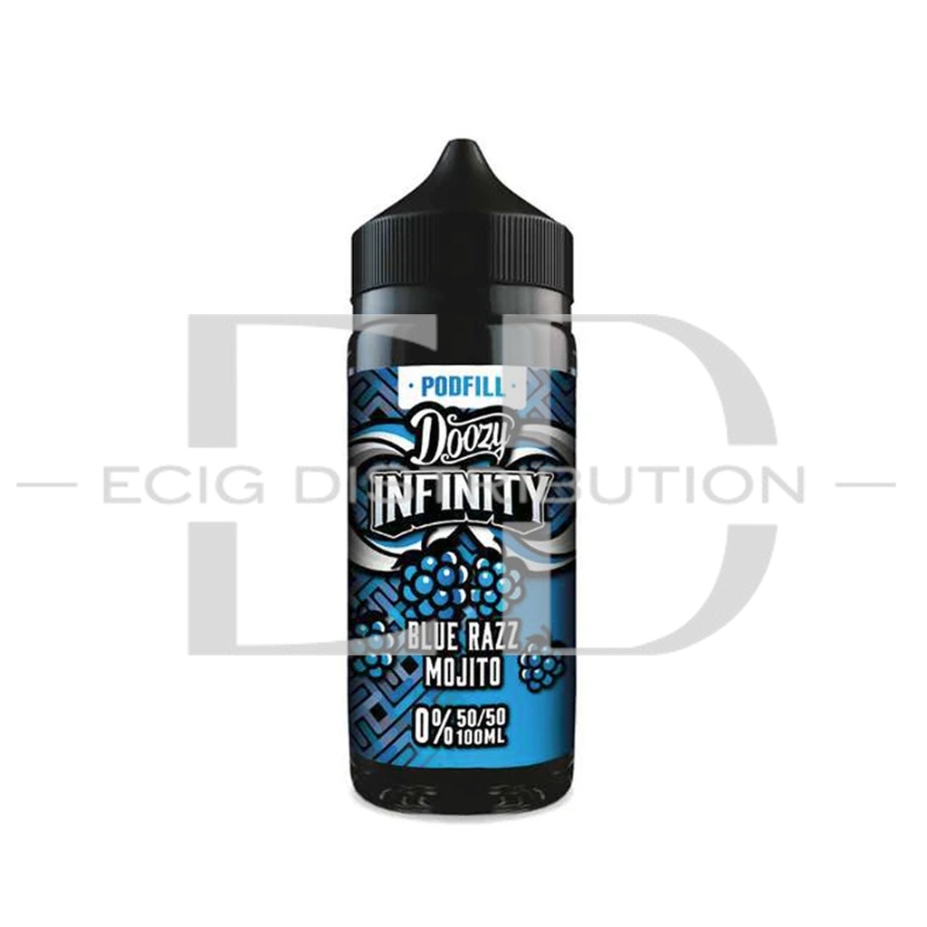 Doozy Infinity 100ML Shortfill 50/50 - Blue Razz Mojito 0MG