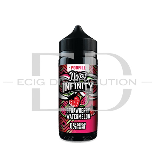[DOOI10S50/50-SW0MG] Doozy Infinity 100ML Shortfill 50/50 - Strawberry Watermelon 0MG