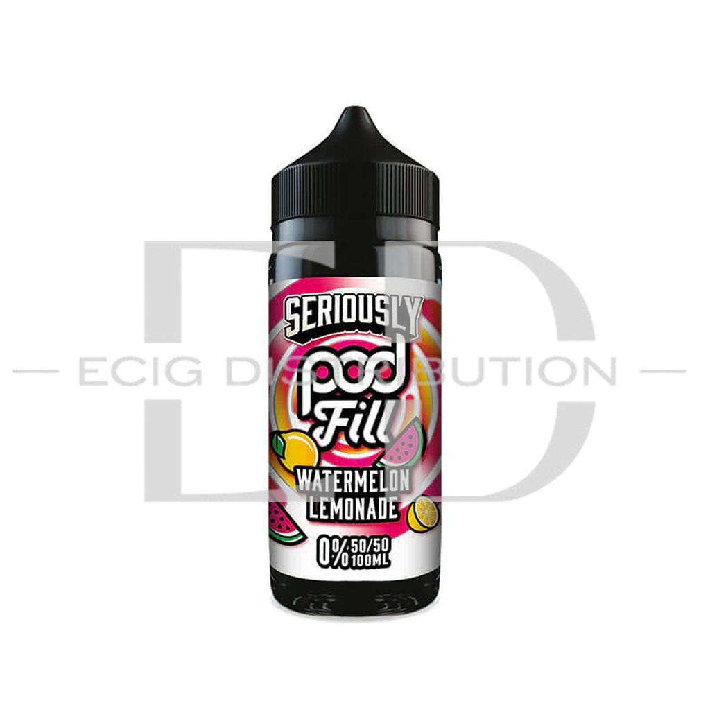 Doozy Seriously Pod Fill 100ML 50/50 - Watermelon Lemonade 0MG